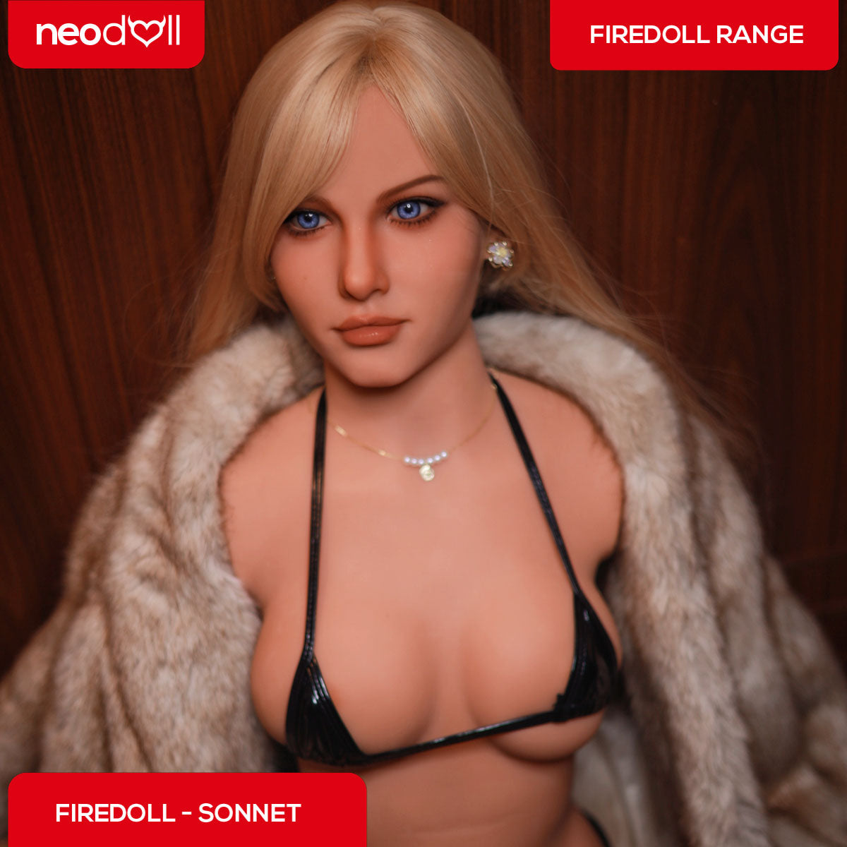 Firedoll Torso - Sonnet- Realistic Sex Doll Torso - Light tan