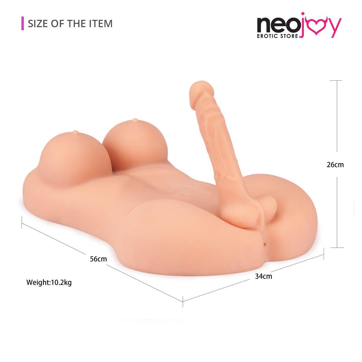 Neojoy - Lady-Boy Transgender Shemale Sex Doll 10.2 kg (Flesh) - Lucidtoys