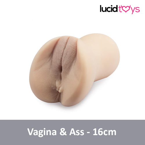 Neojoy Pocket Pussy TPE Realistic Vagina & Ass - Flesh White