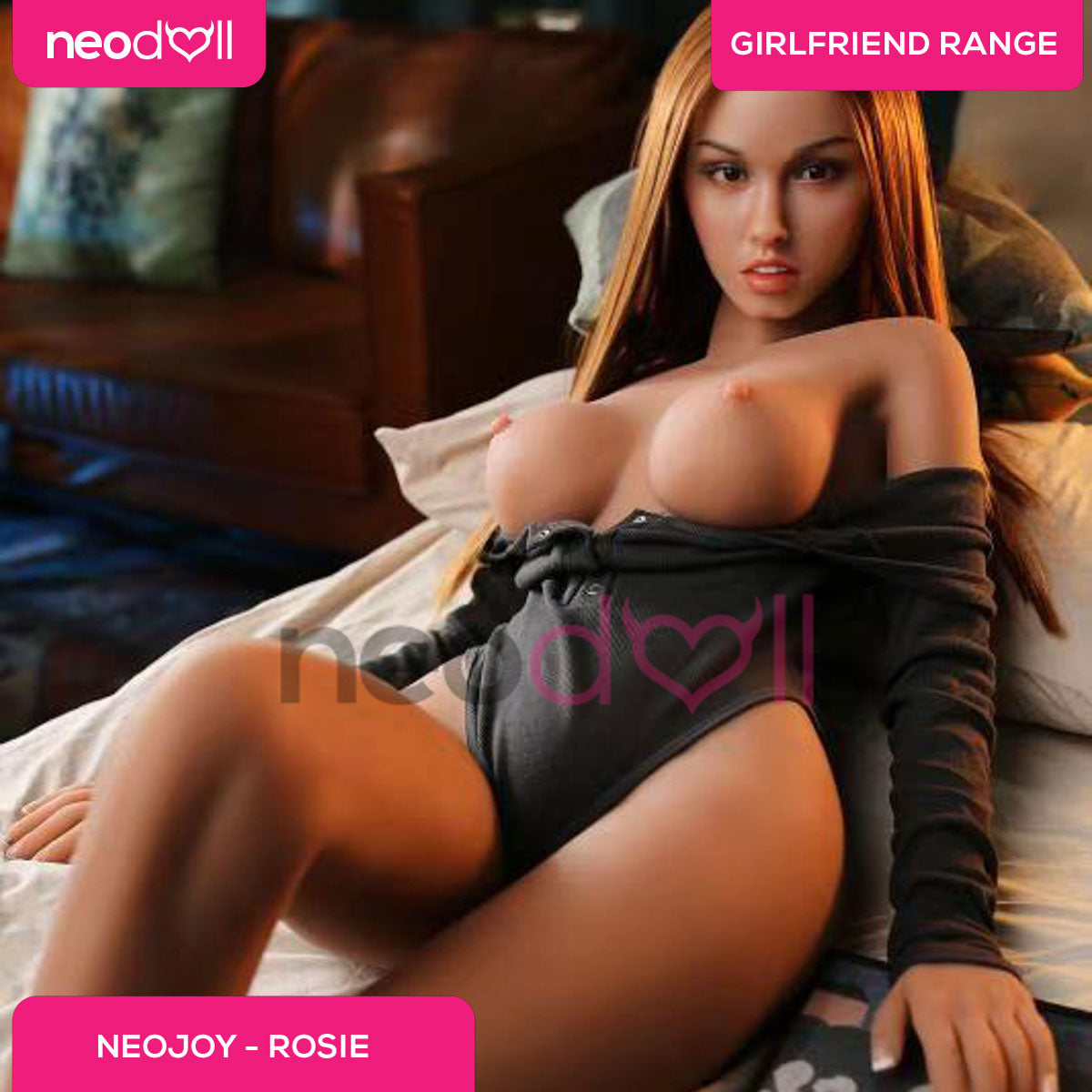Neodoll Girlfriend Rosie - Silicone TPE Hybrid Sex Doll - 172cm - Tan