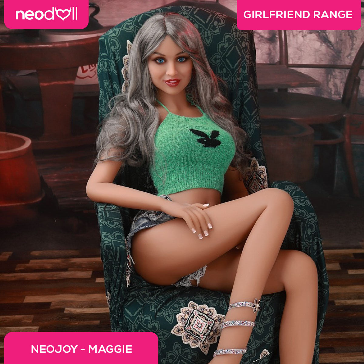 Neodoll Girlfriend Maggie - Realistic Sex Doll - 166cm - Tan