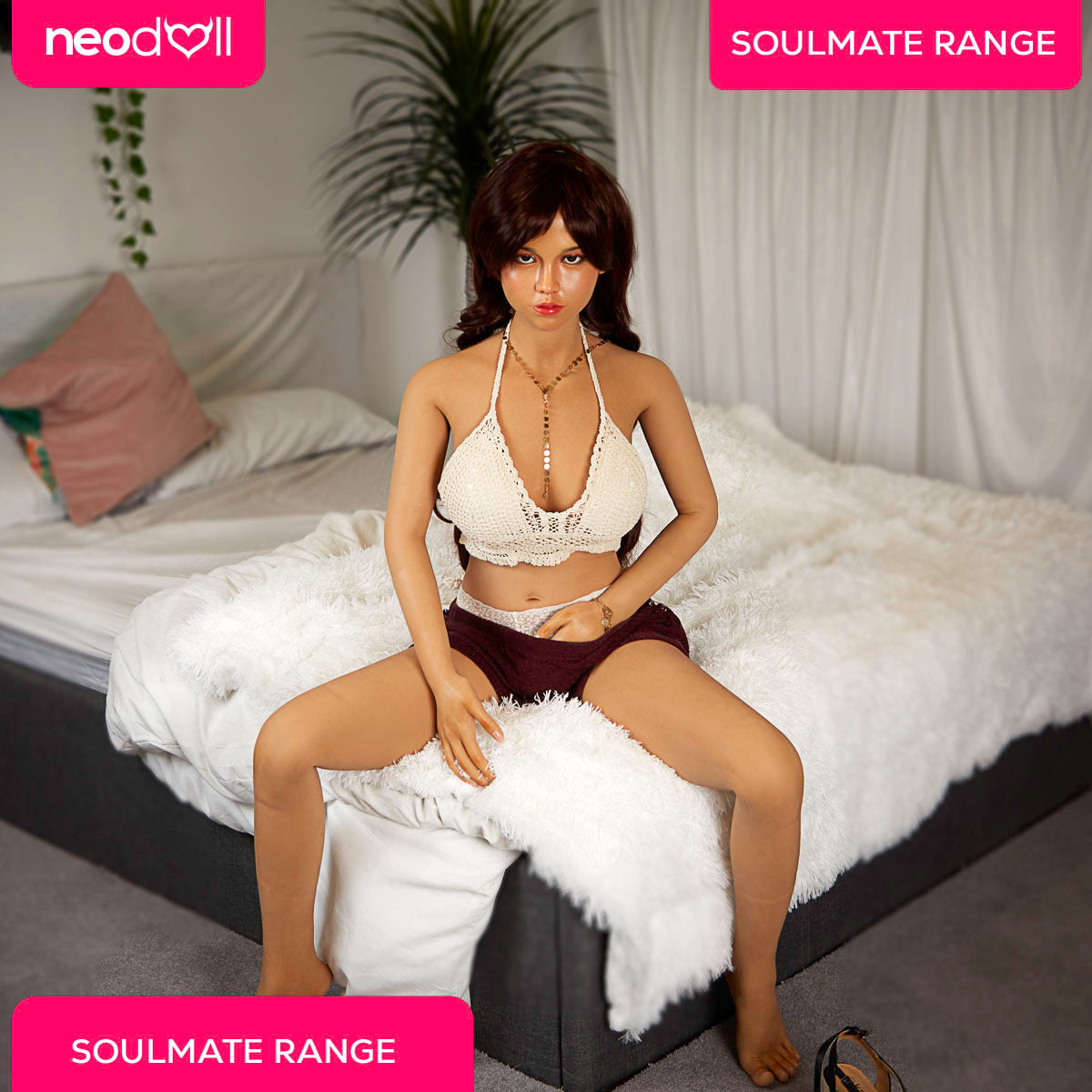 Soulmate - Sherlyn - Full Silicone Sex Doll - Gel Breast - 150cm - Tan