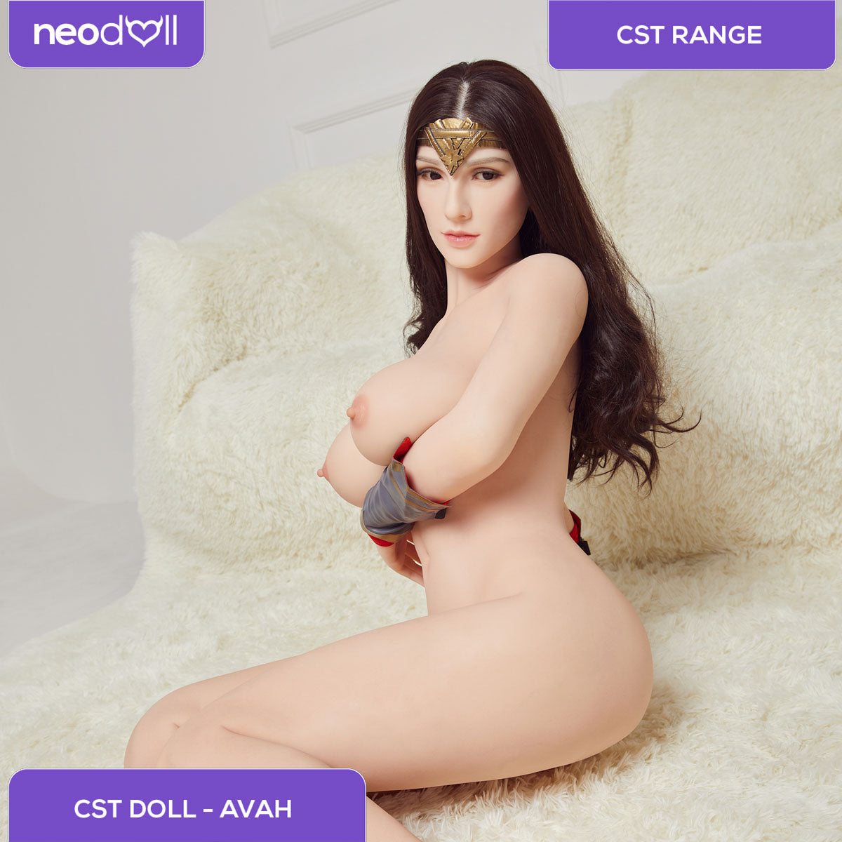 Full Silicone Sex Doll Avah | 160cm Height | Natural Skin | Shrug & Standing | CST Doll