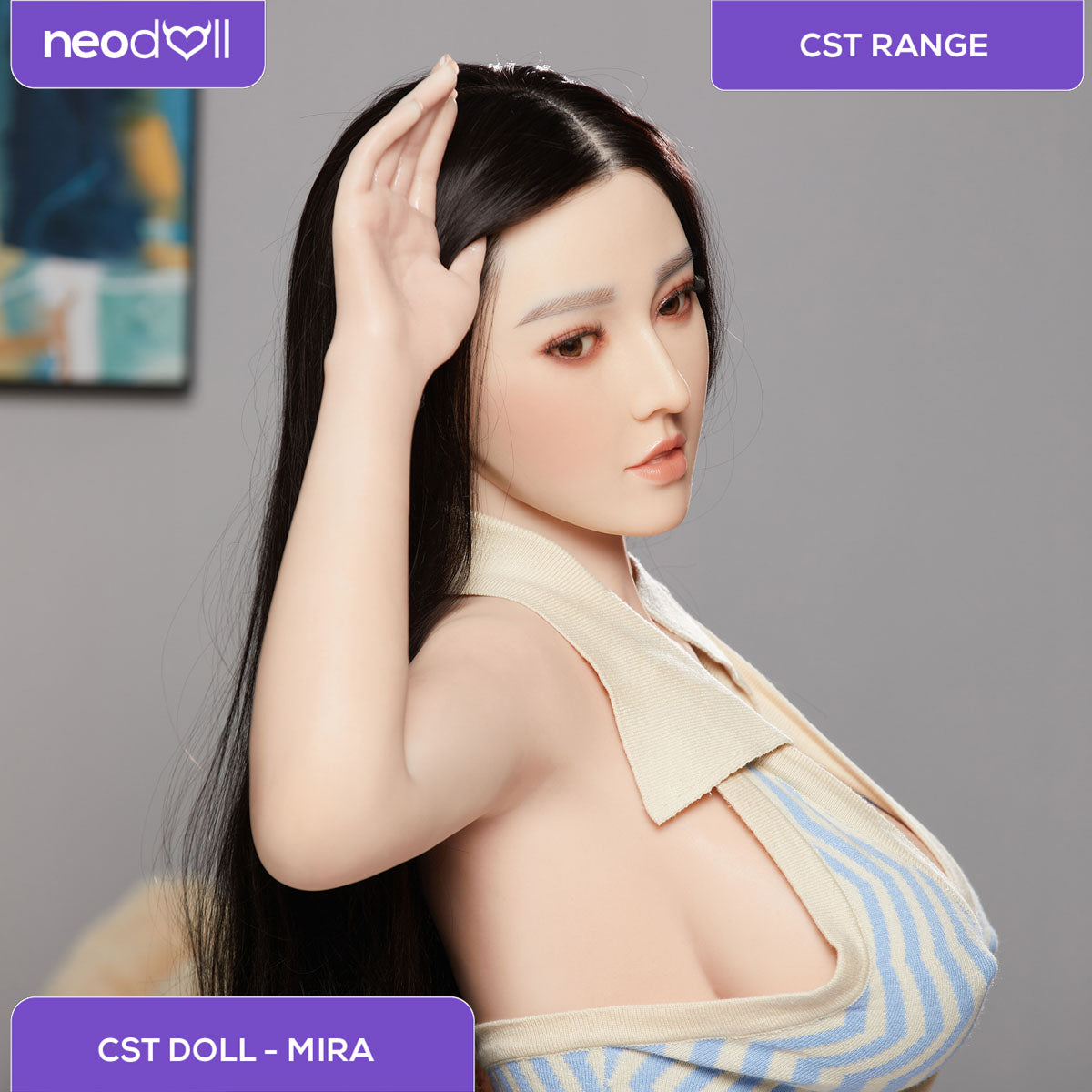 Full Silicone Sex Doll Mira | 160cm Height | Natural Skin | Shrug & Standing | CST Doll