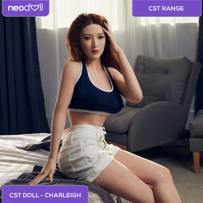Full Silicone Sex Doll Charleigh | 160cm Height | Natural Skin | Shrug & Standing | CST Doll