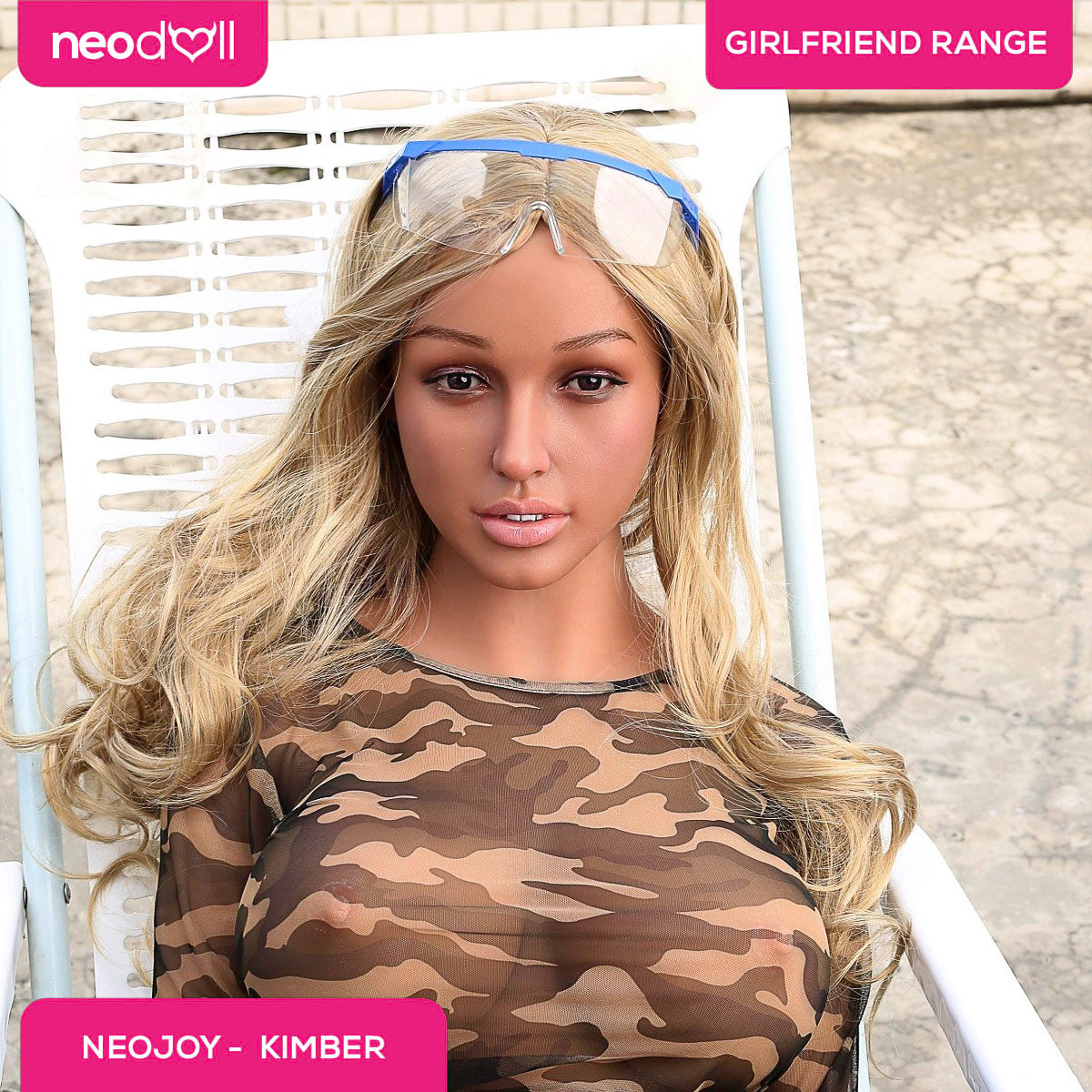 Neodoll Girlfriend Kimber - Silicone TPE Hybrid Sex Doll - 158cm