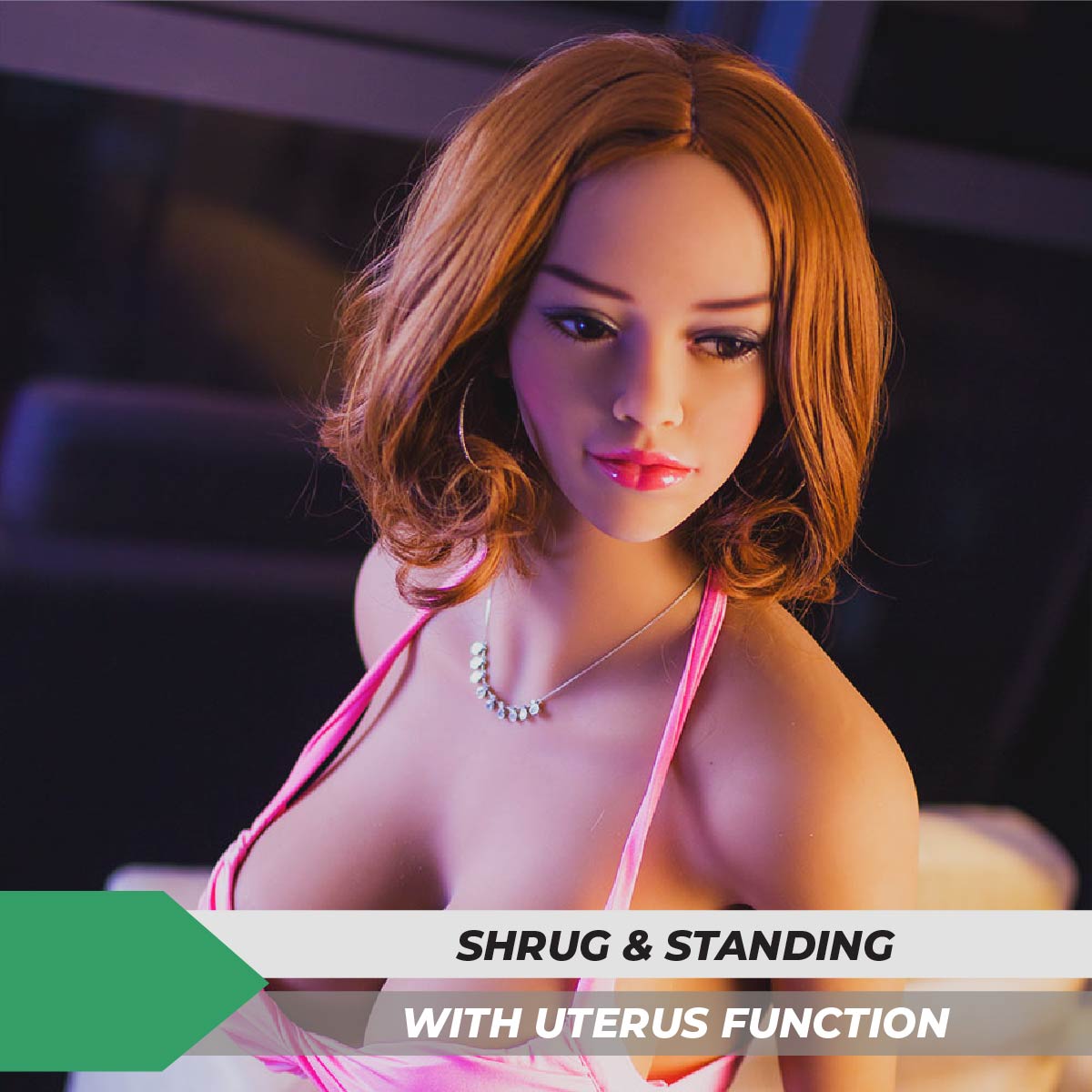 Sex Doll Aida | 165cm Height | Tan Skin | Shrug & Standing & Uterus & Gel Breast | Neodoll Sugar Babe