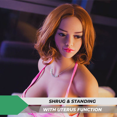 Sex Doll Aida | 165cm Height | Tan Skin | Shrug & Standing & Uterus & Gel Breast | Neodoll Sugar Babe