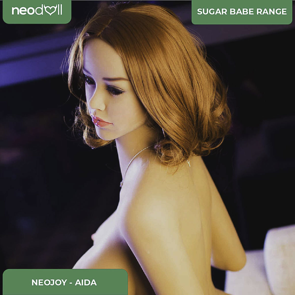 Sex Doll Aida | 165cm Height | Tan Skin | Shrug & Standing & Uterus & Gel Breast | Neodoll Sugar Babe