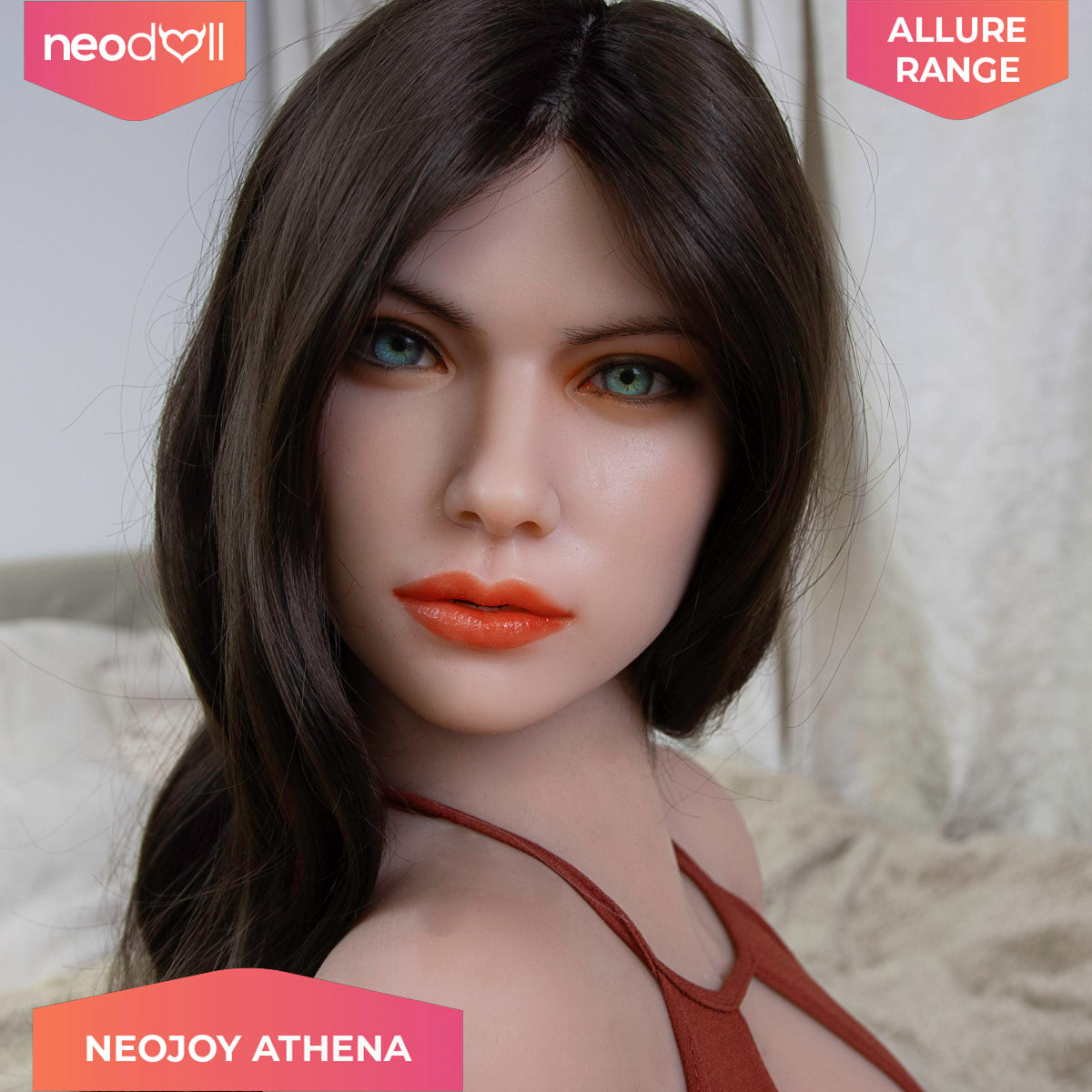 Neodoll Allure - Athena - Silicone TPE Hybrid Sex Doll - 148cm - Tan