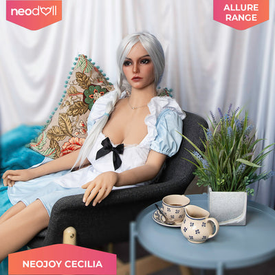 Neodoll Allure - Cecilia - Silicone TPE Hybrid Sex Doll - 148cm - Tan