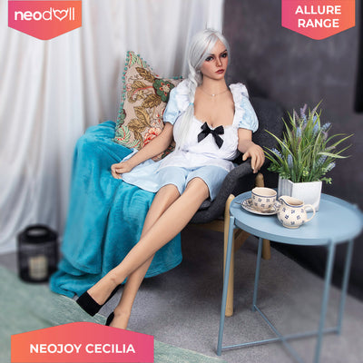 Neodoll Allure - Cecilia - Silicone TPE Hybrid Sex Doll - 148cm - Tan
