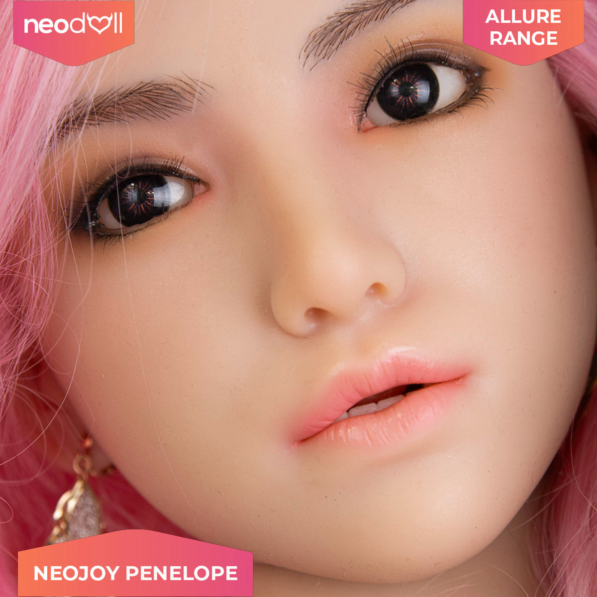Neodoll Allure - Penelope - Silicone TPE Hybrid Sex Doll - 148cm - Tan