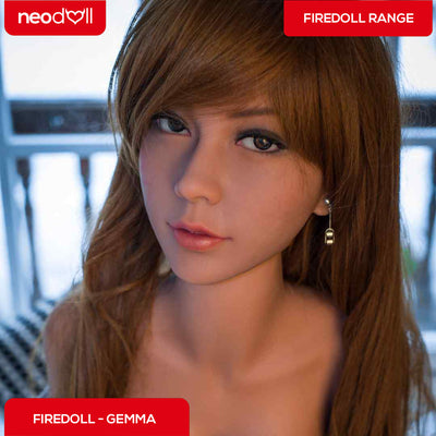 Sex Doll Gemma | 158cm Height | Light Tan Skin | Shrug & Standing | Neodoll Firedoll