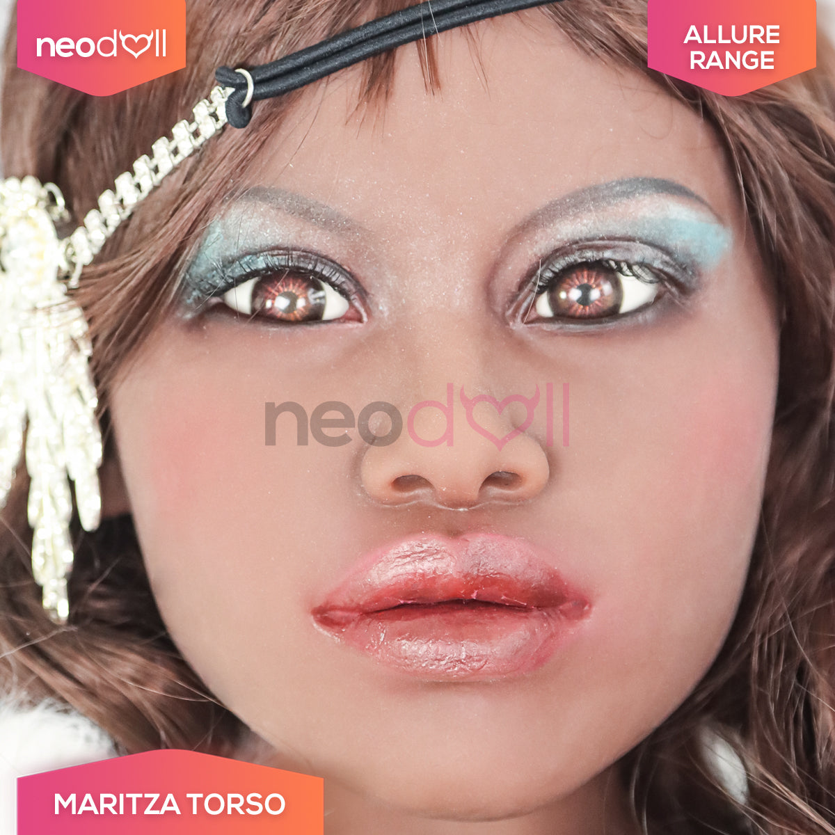 Allure Sex Doll Torso - Maritza Head & Torso - Black