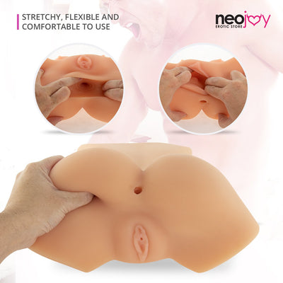 Neojoy Geiko Vagina Sex Doll TPE with Realistic Ass and -Medium 8.9kg