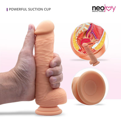Neojoy Mr. Vibes Skinlike Dong Realistic Dildo Flesh with a Strong Suction Cup 16cm - 6.3 inch Dildos - lucidtoys.com Dildo vibrator sex toy love doll