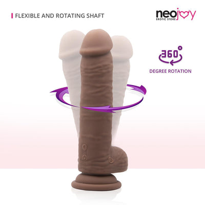 Neojoy - Mr. Vibes Skinlike Dong (Brown) - lucidtoys.com
