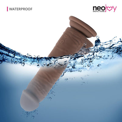 Neojoy Mr. Vibes Skinlike Dong Realistic Dildo Brown with a Strong Suction Cup 16cm - 6.3 inch Dildos - lucidtoys.com Dildo vibrator sex toy love doll