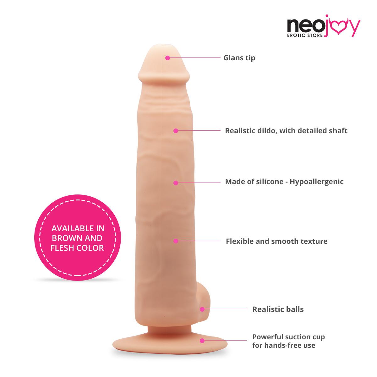 Realistic Dildo with Suction Cup | Bigshot Male Sex Toy | Neojoy - Feature1