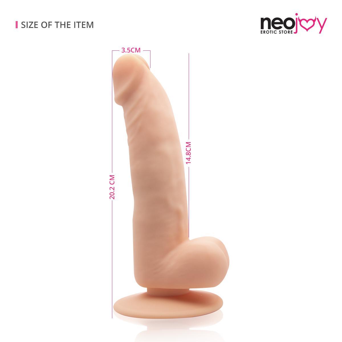Neojoy Private Lover Silicon Rotating Vibrator Realistic Dildo With Suction Cup 15cm - 5.9 inch Dildos - lucidtoys.com Dildo vibrator sex toy love doll
