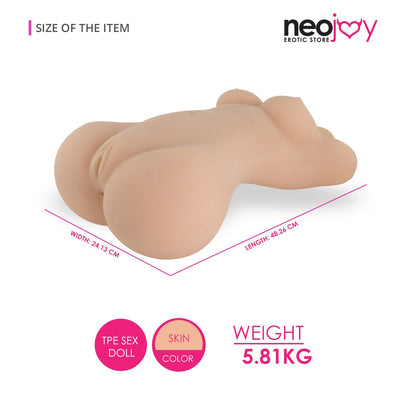 Neojoy Mini Body Realistic Vagina & Ass Sex Doll With Internal Frame - Medium 6kg Realistic Vaginas - lucidtoys.com Dildo vibrator sex toy love doll