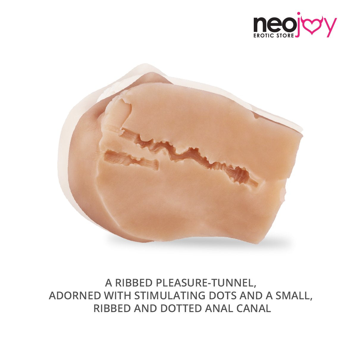 Neojoy Sex Doll TPE Realistic Vibrating Vagina & Ass Male Masturbator - Medium 6Kg