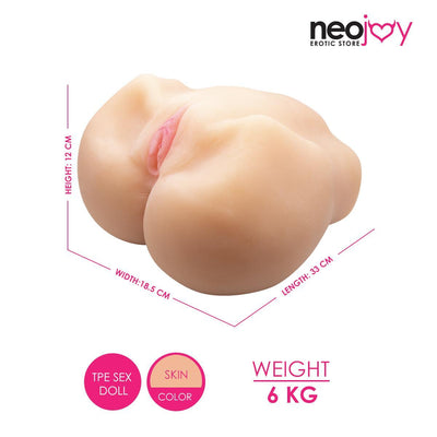 Neojoy Sex Doll TPE Realistic Vibrating Vagina & Ass Male Masturbator - Medium 6Kg Realistic Vaginas - lucidtoys.com Dildo vibrator sex toy love doll