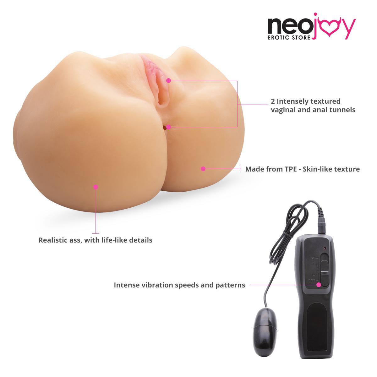 Neojoy Sex Doll TPE Realistic Vibrating Vagina & Ass Male Masturbator - Medium 6Kg Realistic Vaginas - lucidtoys.com Dildo vibrator sex toy love doll