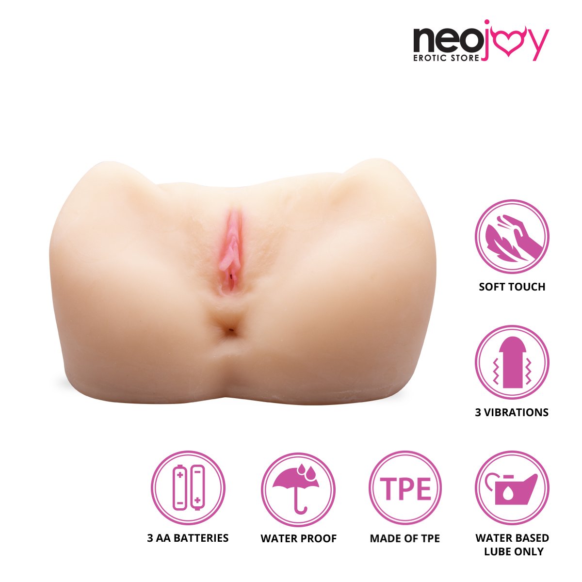 Neojoy Deep Penetration Sex Doll TPE Realistic Vagina & Ass - Small 4Kg Realistic Vaginas - lucidtoys.com Dildo vibrator sex toy love doll