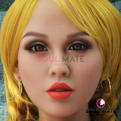 SoulMate Dolls - Harmony Head With Sex Doll Torso - Light Brown