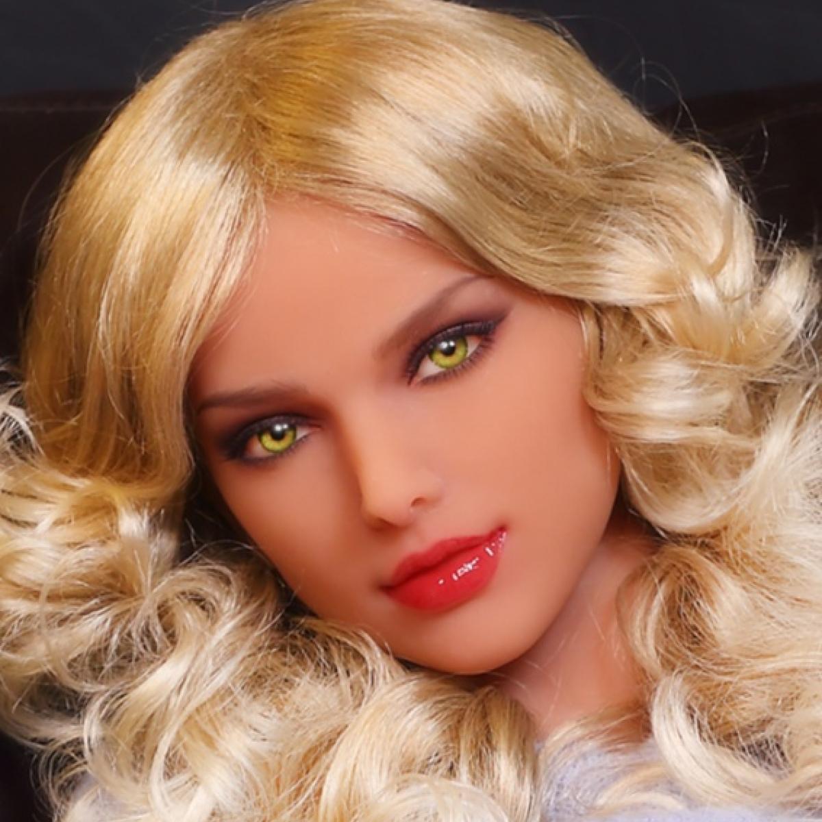 Firedoll - Holly - Sex Doll Head - M16 Compatible - Light Tan