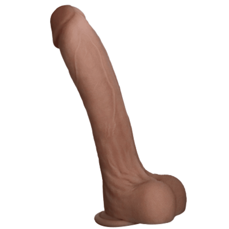 Neojoy - Realstic Silicone Dildo With Suction Cup - 22cm - 420gm - Flesh - Lucidtoys