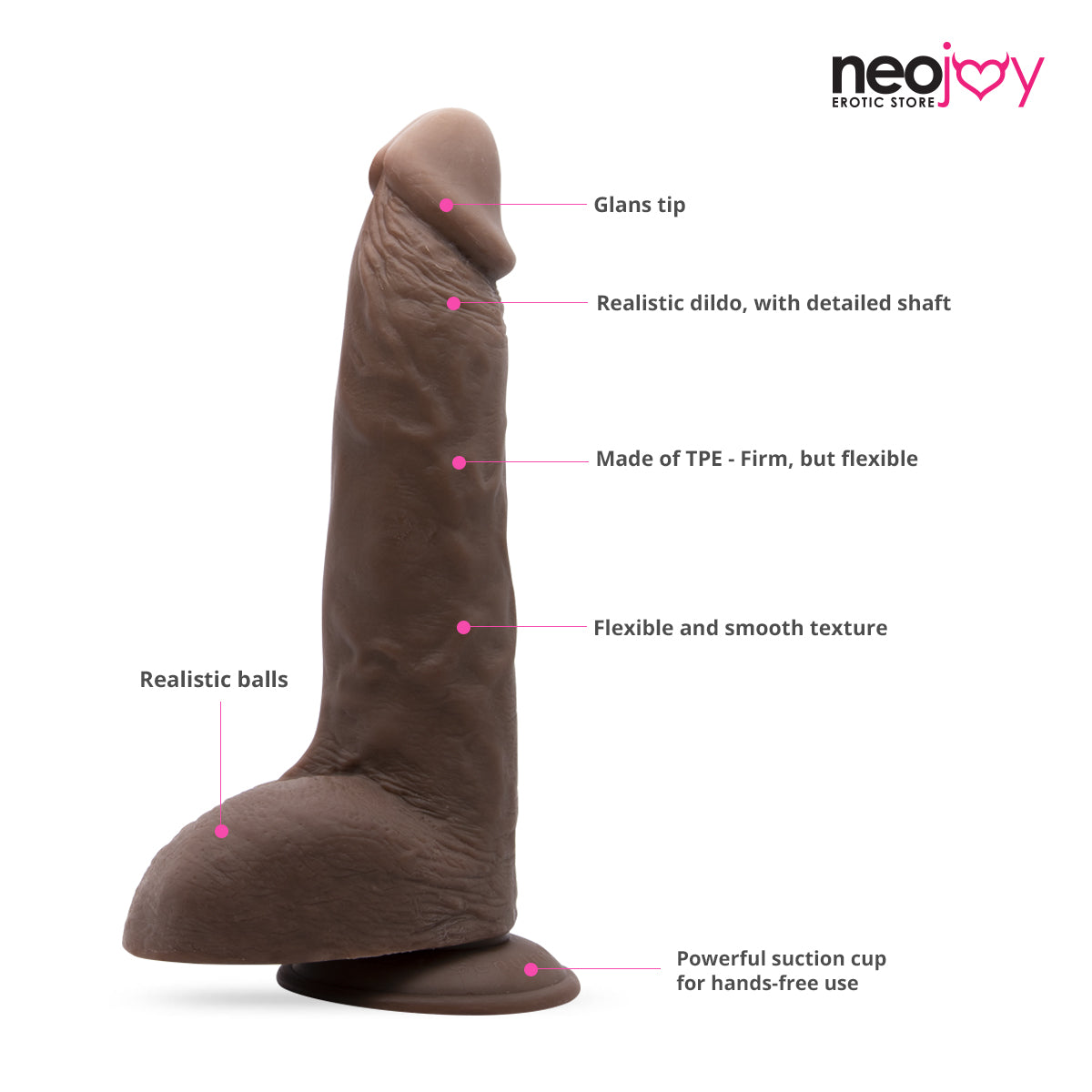 Neojoy 10" Silent Lover (Brown)