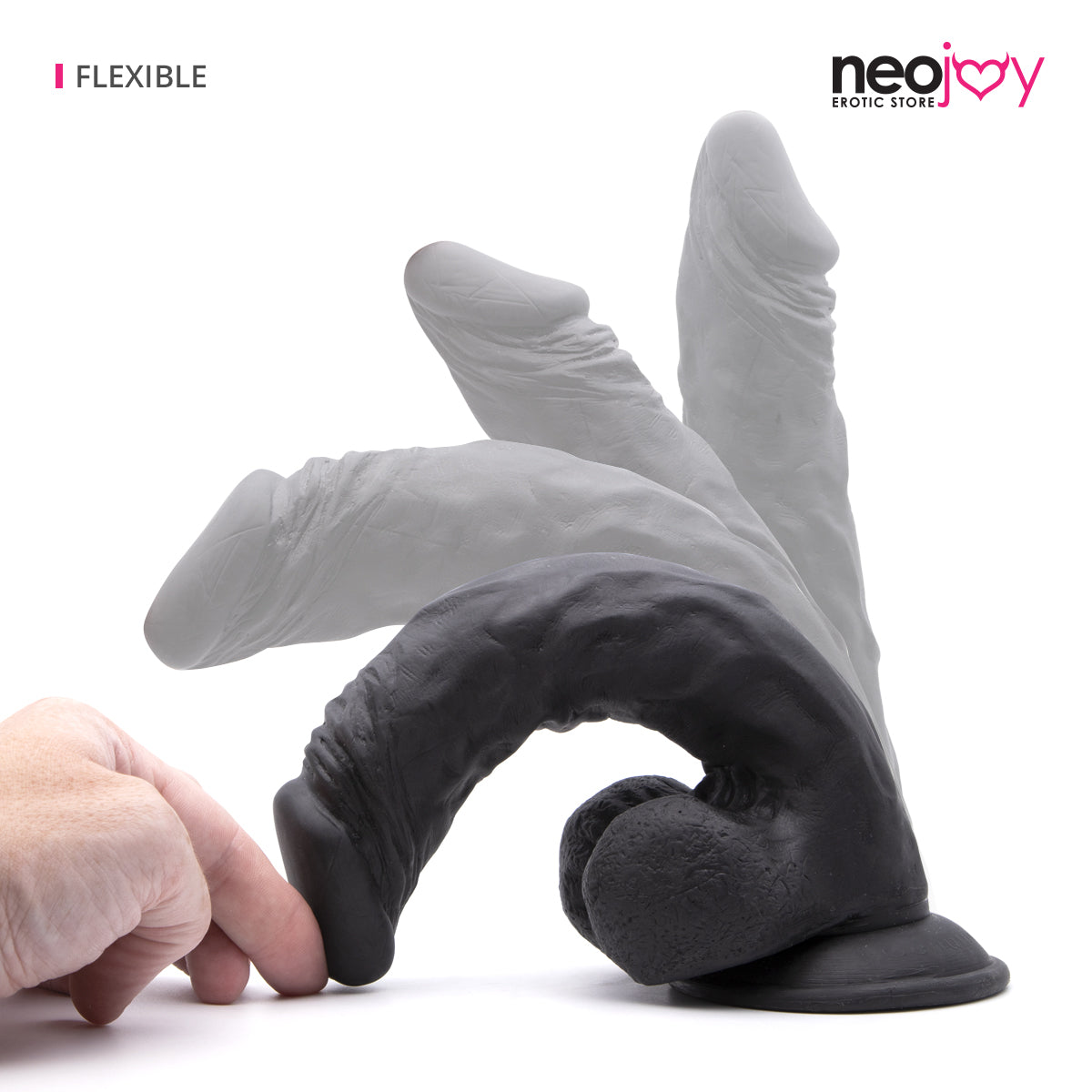 Neojoy 9.8" Ultra Realistic (Black) Dong