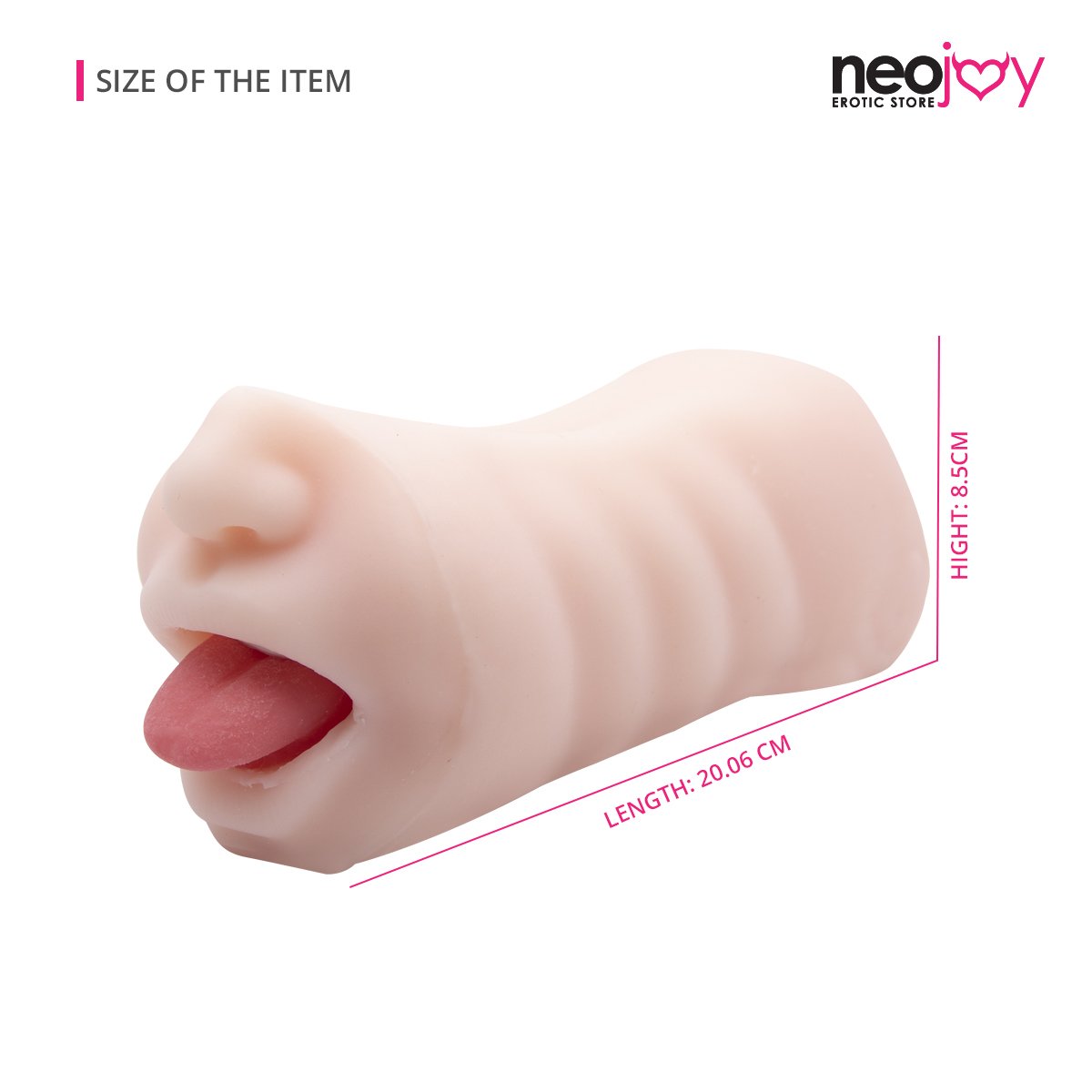 Neojoy - Double-Ended Stroker with Tongue - lucidtoys.com