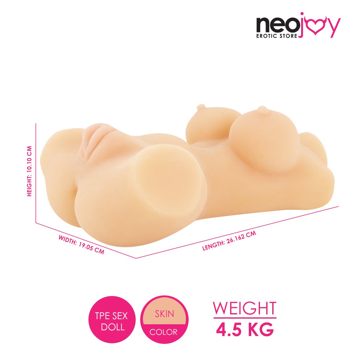 Neojoy - Candy Cummin Doll 2Kg (Flesh) - lucidtoys.com