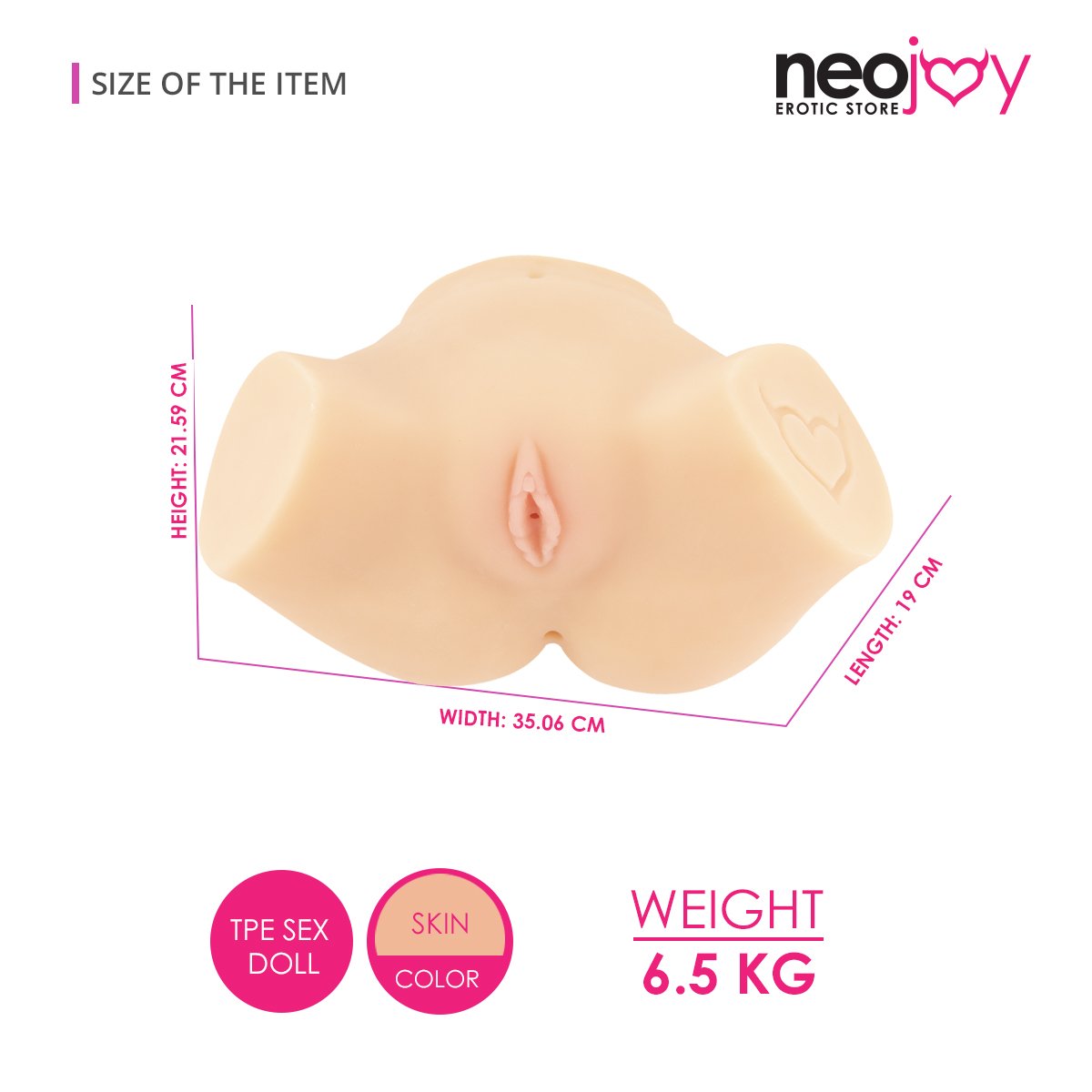 Cherry Pop Sex Doll | Realistic Butt & Vagina Sex toy | Neojoy - Feature1