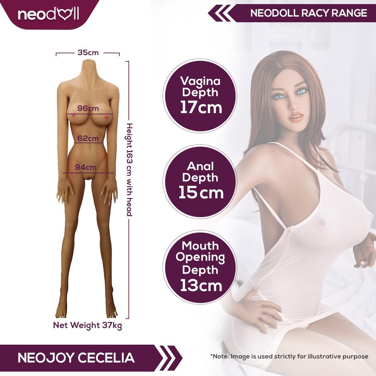 Sex Doll Cecelia | 163cm Plus Height | Tan Skin | Shrug & Standing | Neodoll Racy