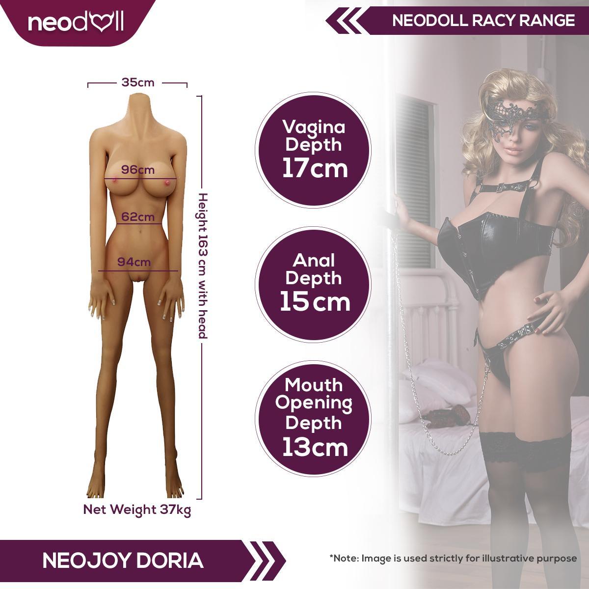 Sex Doll Doria | 163cm Height | Tan Skin | Shrug & Standing | Neodoll Racy