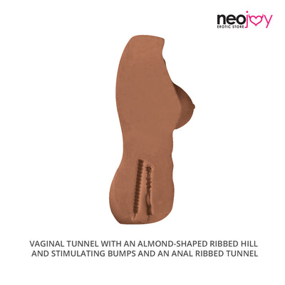 Nicki Sex Love Doll TPE with Realistic Ass and Vagina -Brown- Medium 5.5kg