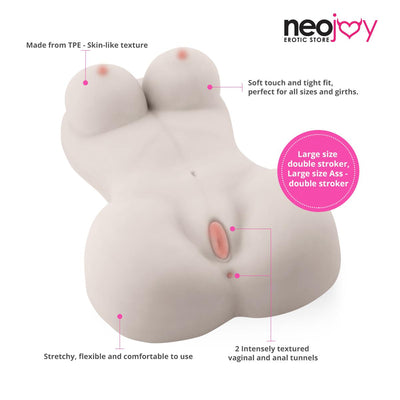 Neojoy Dream Girl Realistic Sex Doll with Vagina & Ass TPE - (Japanese White) 8Kg