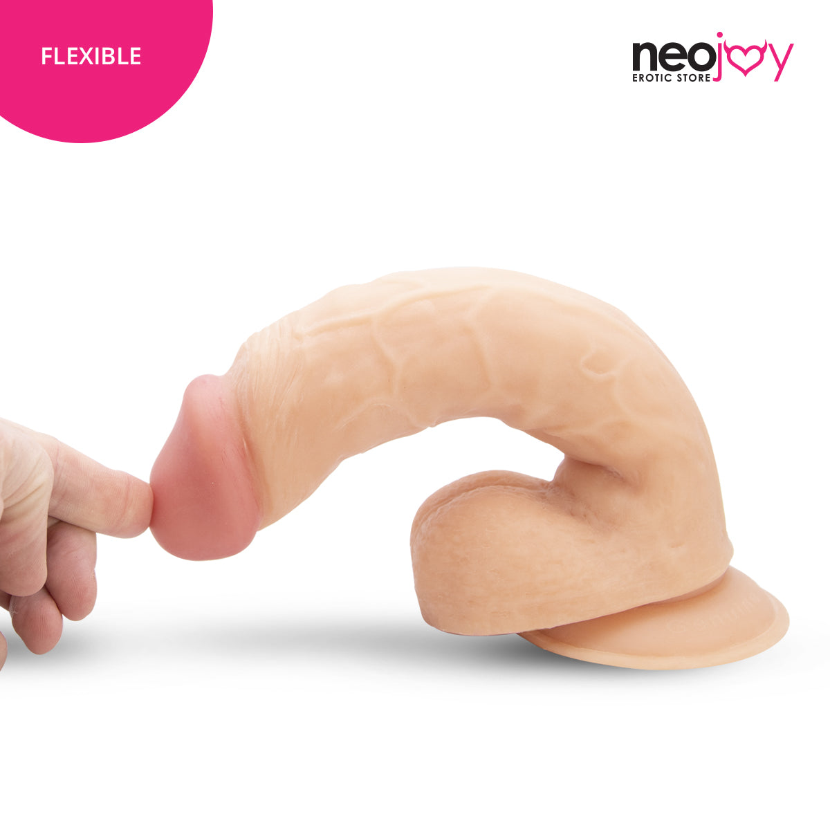 Neojoy - Takeover Lover Dildo With Strap-On Dong Pegging - Flesh - 24cm - 9.4 inch