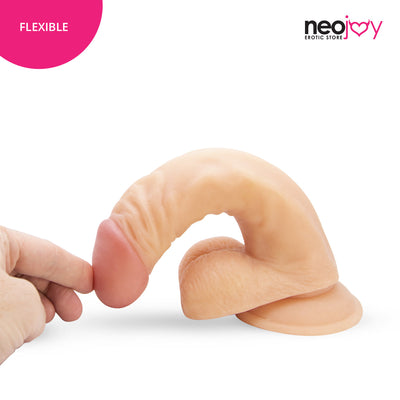 Neojoy - James Dick Dildo With Strap-On Dong Pegging - Flesh - 22cm - 8.7 inch