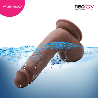 Neojoy - Curvy Willy Dildo With Strap-On Dong Pegging - Brown - 21.34cm - 8.4 inch