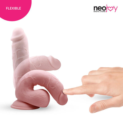 Neojoy - Chubby Dildo With Strap-On Dong Couple - 21.34cm - 8.4 inch