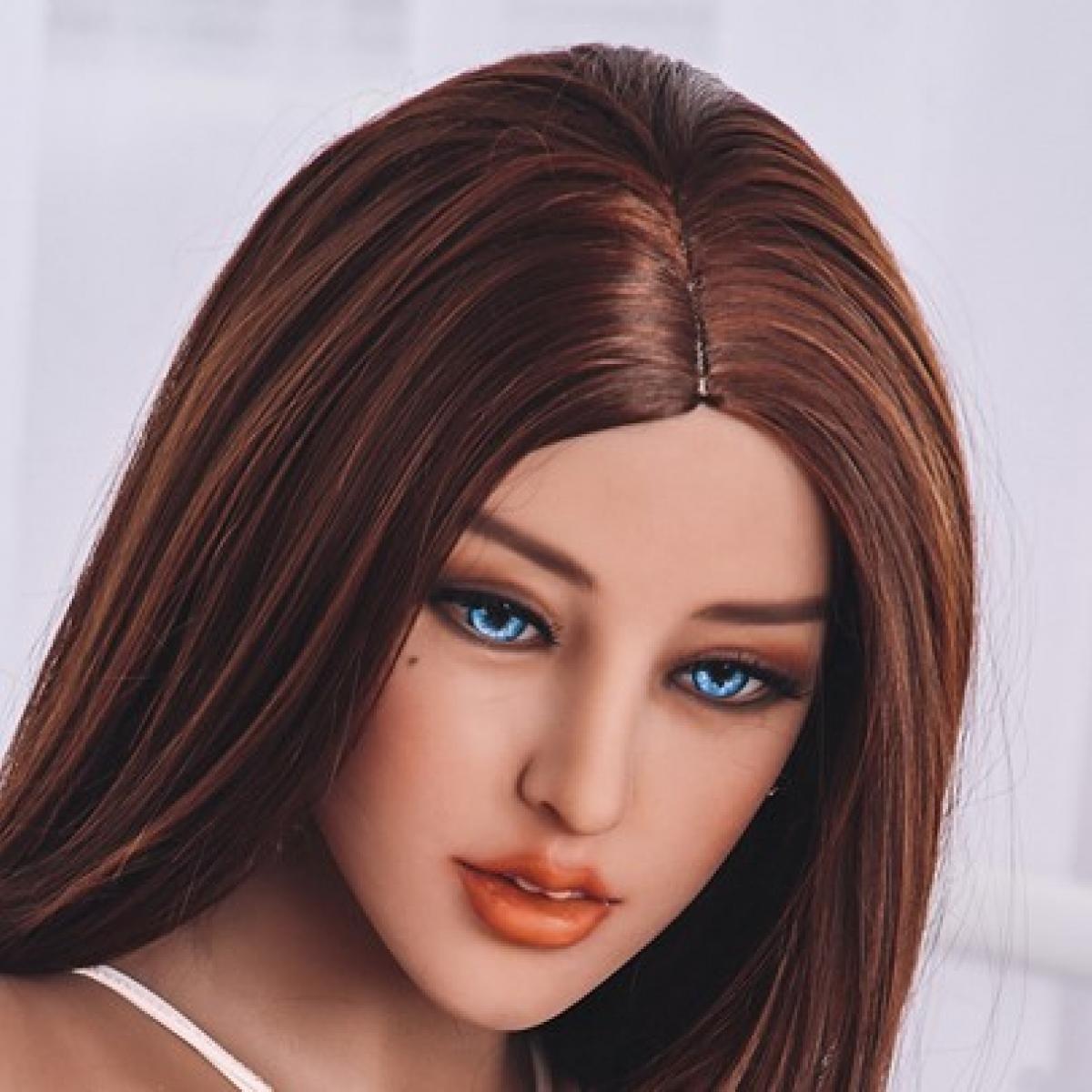 Neodoll Racy Cecelia Head - Sex Doll Head - M16 Compatible – Brown
