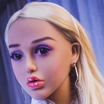 Neodoll Girlfriend Elisa - Sex Doll Head- M16 Compatible - Tan