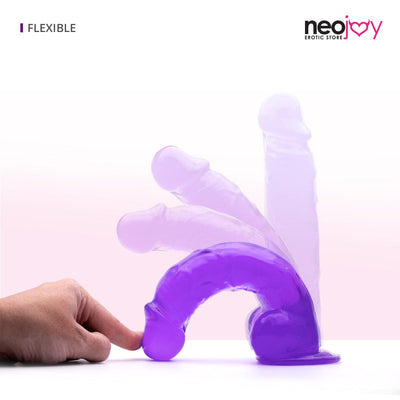 Neojoy 9 inch Jelly Dildo - Purple Bad review Bundle - Lucidtoys