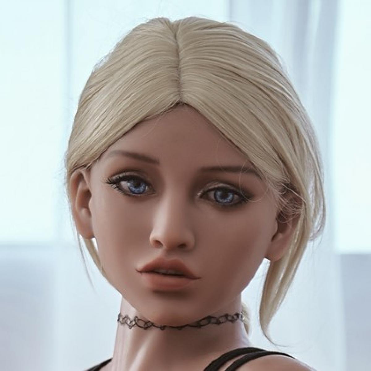 Neodoll Racy Victoria - Sex Doll Head - M16 Compatible - Brown - Lucidtoys